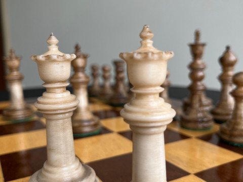 Luxury Chess Set The French Warrior 3D Print Model