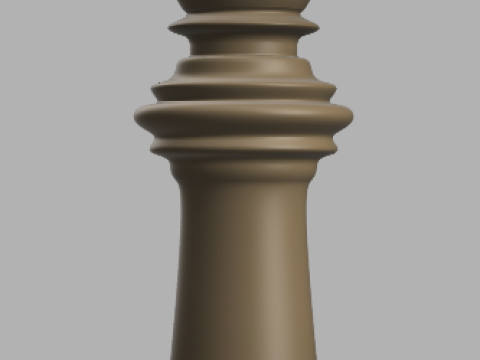 Luxury Chess Set The French Warrior 3D Print Model