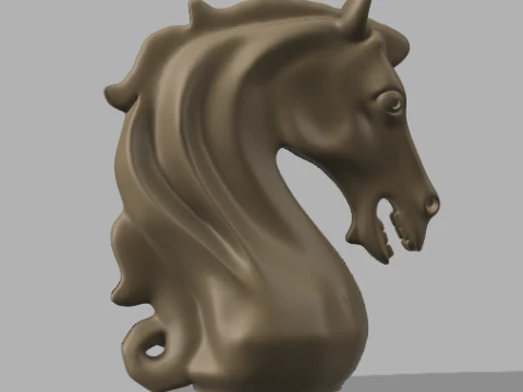 Luxury Chess Set The French Warrior 3D Print Model