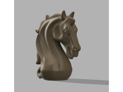 Luxury Chess Set The French Warrior 3D Print Model