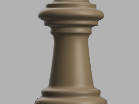 Luxury Chess Set The French Warrior 3D Print Model