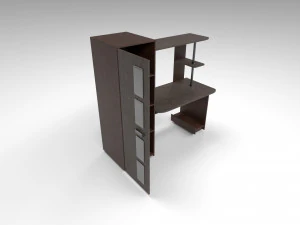 modern wooden table 3D Model