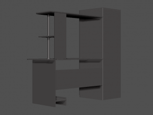 modern wooden table 3Dモデル