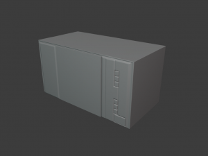 modern wooden table 3Dモデル