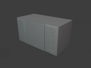 modern wooden table 3D Model