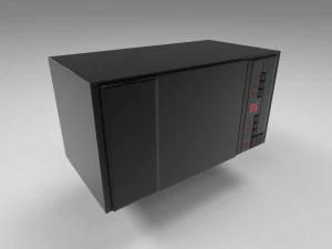 modern wooden table 3D Model