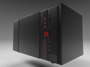 modern microwave oven 3D Модель