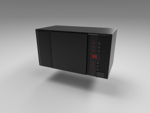 modern microwave oven 3D Модель