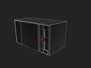 modern microwave oven 3D Модель