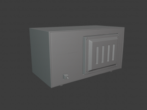 modern microwave oven 3D Модель