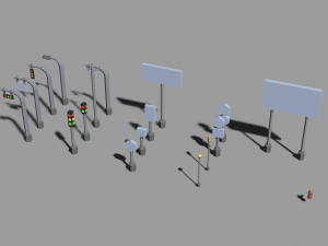 stylized city pack Modèle 3D