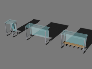 stylized city pack Modèle 3D