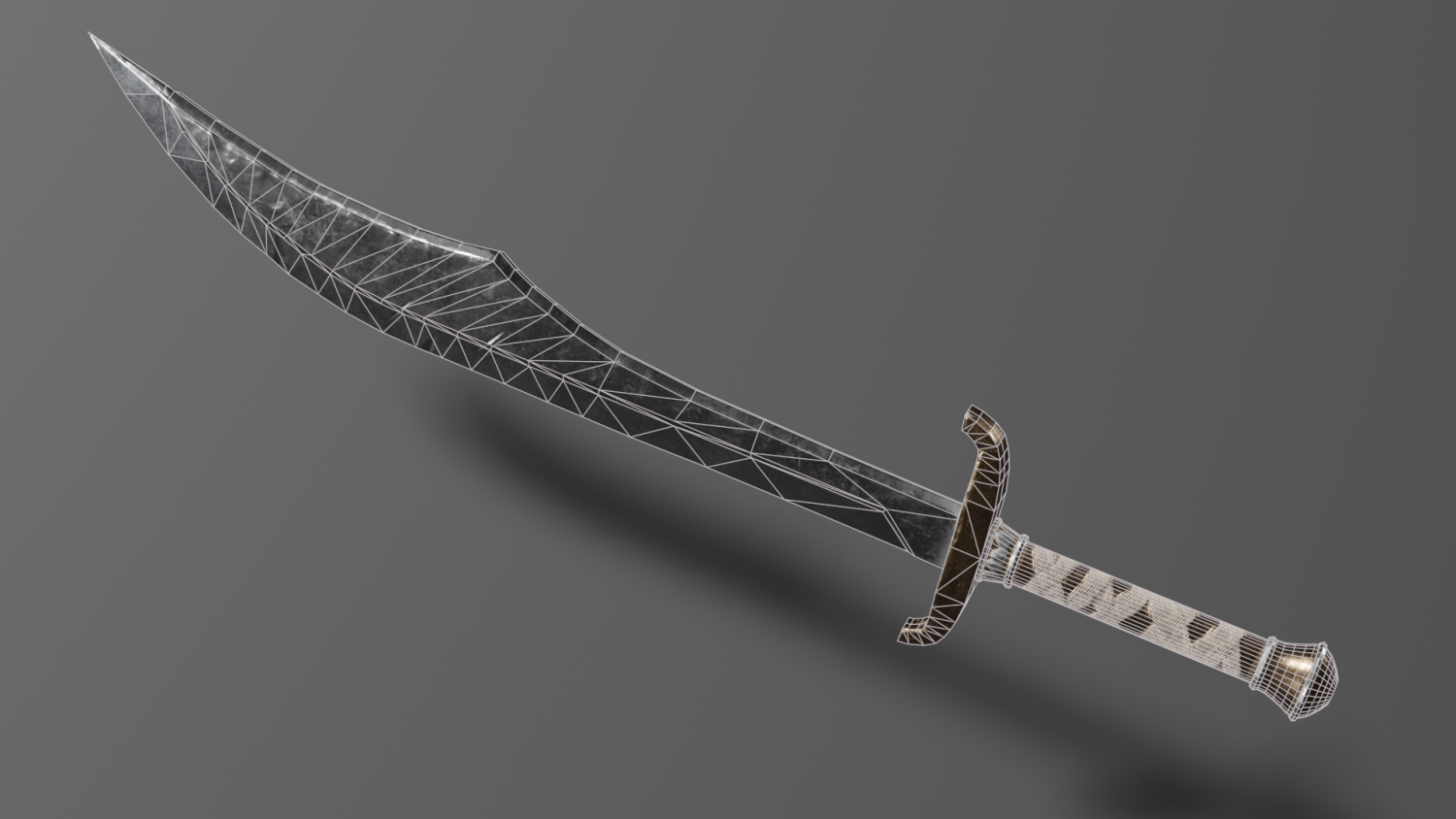 Меч на белой ткани. Ancient sword. Ancient sword. Ancient sword. Low poly sword.