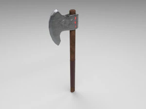 fantasy viking axe 3D Model