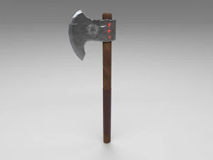 fantasy viking axe 3D Model