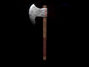 fantasy viking axe 3D Model