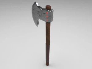 fantasy viking axe 3D Model