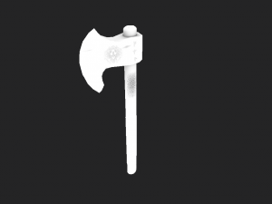 fantasy viking axe 3D मॉडल