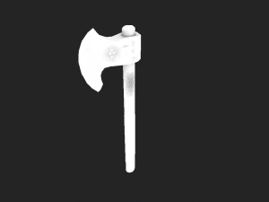 fantasy viking axe 3D Model