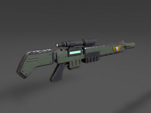 lasergun 3D 模型