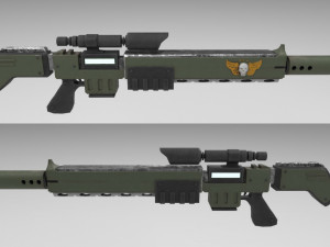 lasergun Modello 3D