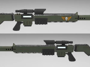 Laserpistole 3D Modell