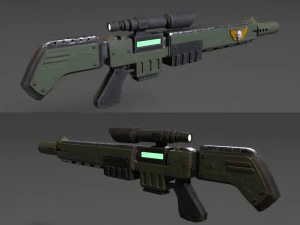 Laserpistole 3D Modell