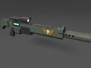 lasergun Modello 3D