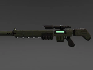 Laserpistole 3D Modell