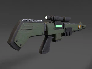 Laserpistole 3D Modell