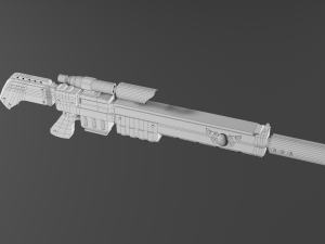 lasergun Modello 3D