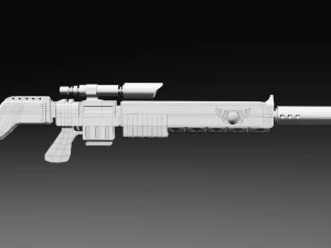 Laserpistole 3D Modell
