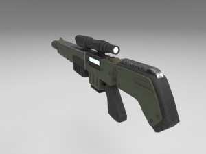 lasergun Modello 3D