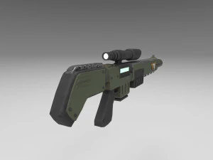 Laserpistole 3D Modell