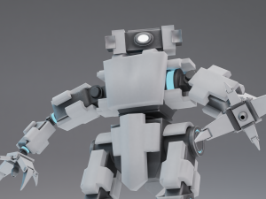 stylized robot 3D 模型