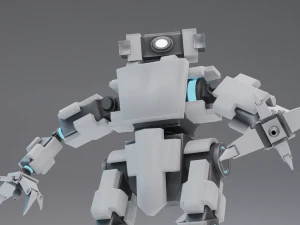 robot stilizzato Modello 3D