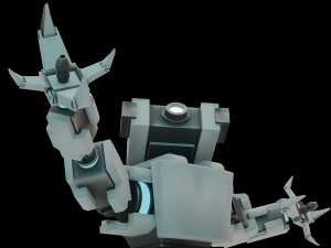 stylized robot 3D 模型