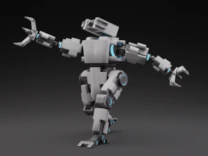robot stilizzato Modello 3D