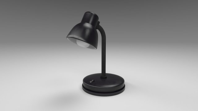modern table lamp black 3Dモデル .c4d .max .obj .3ds .fbx .stl .blend 