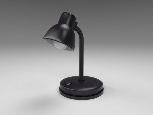 modern table lamp black 3D 模型