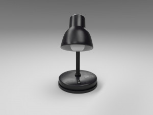 modern table lamp black 3Dモデル