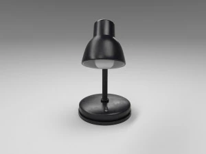 modern table lamp black 3D Model