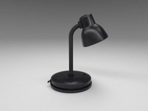 modern table lamp black 3Dモデル