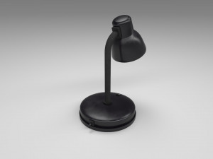 modern table lamp black 3Dモデル
