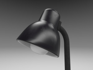 modern table lamp black 3Dモデル