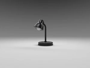 modern table lamp black 3D Model