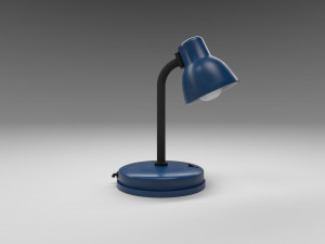 modern table lamp blue Modelo 3D