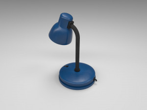 modern table lamp blue Modelo 3D