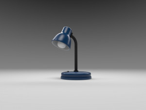 modern table lamp blue Modelo 3D