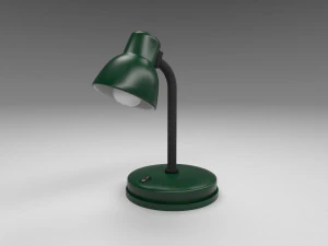 modern table lamp green 3D Model